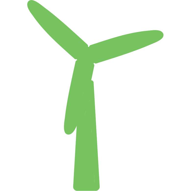 Wind Turbine Graphic